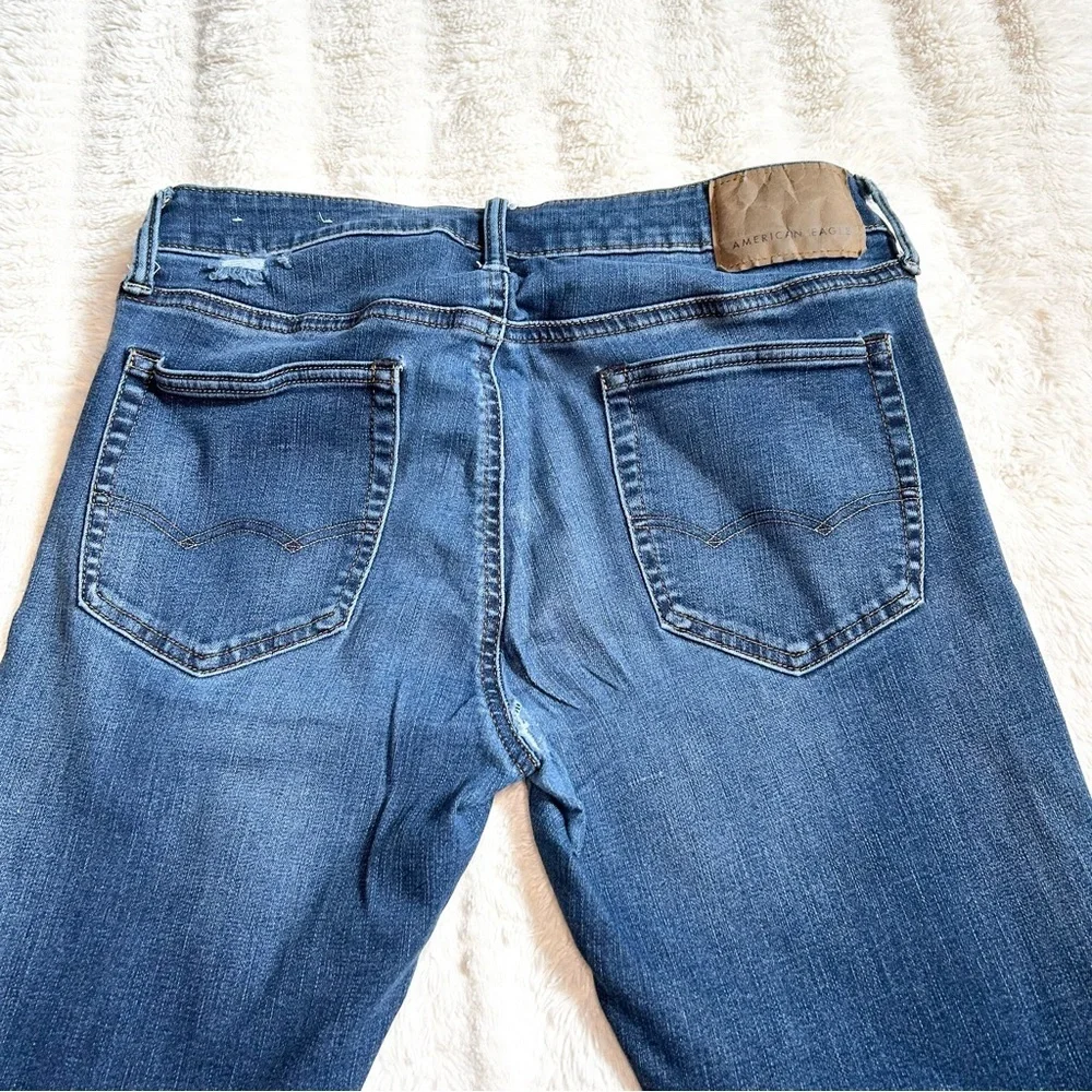 American Eagle Outfitters Dark Blue Men’s Skinny Jeans - Size 32/30